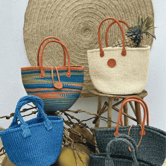 Tulivu sisal bag wit Tamani