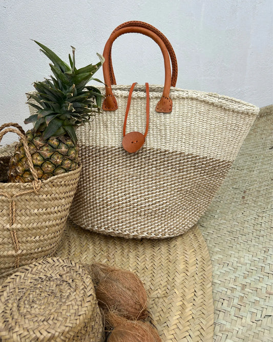Safi Handgemaakte sisal shopper Tamani