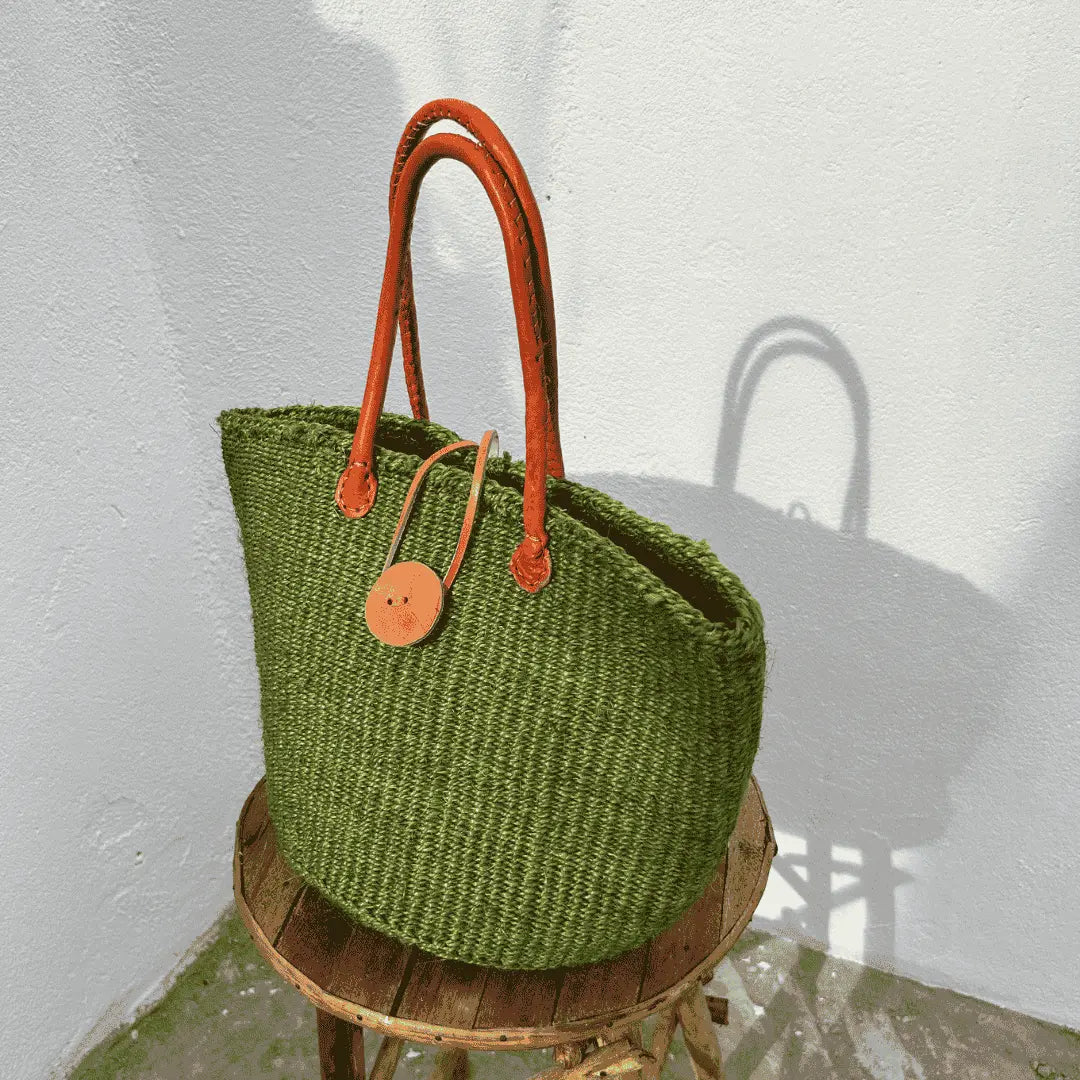 Kijani sisal bag Tamani