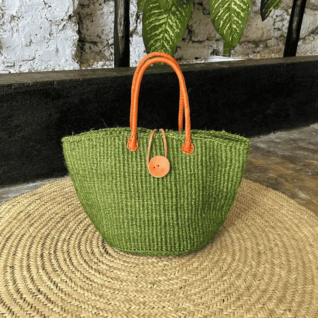 Kijani sisal bag Tamani