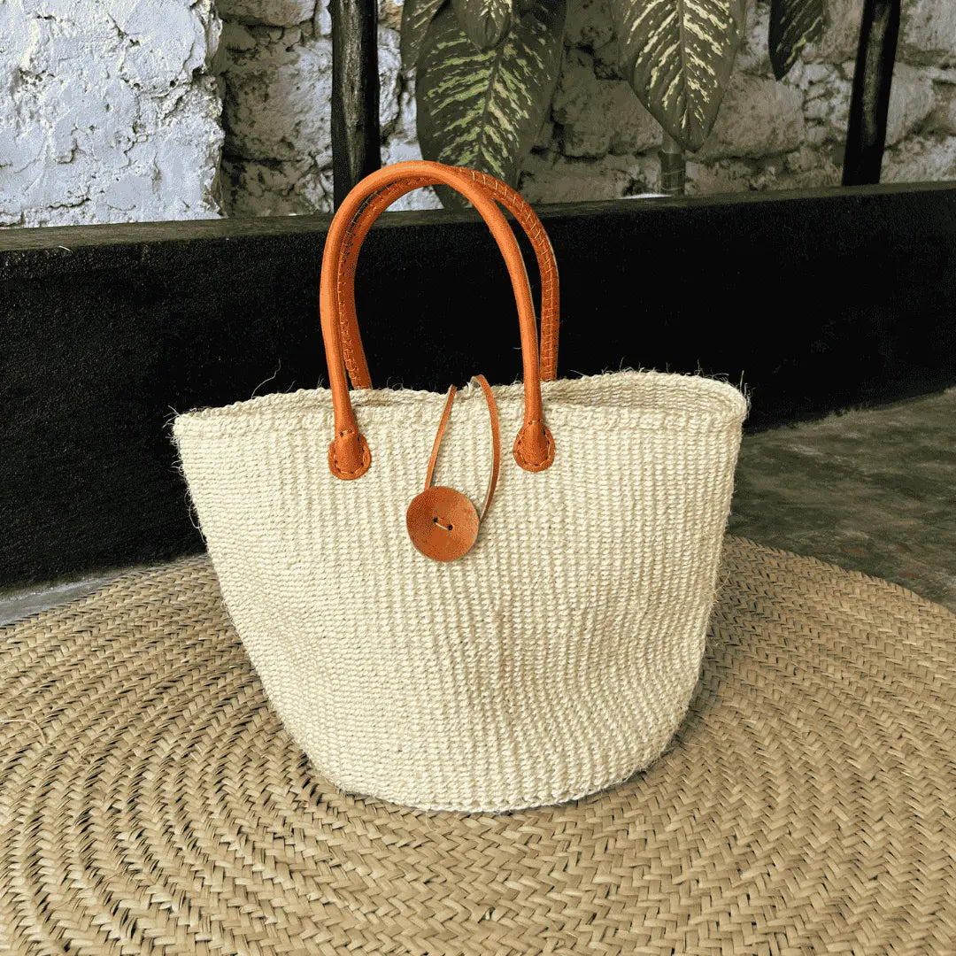 Tulivu sisal bag wit Tamani